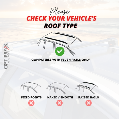 Roof Rack Crossbars for Kia Grand Sedona 2015-2021