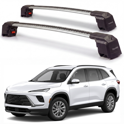 Buick Enclave 2025-2027 roof rack cross bars silver pair