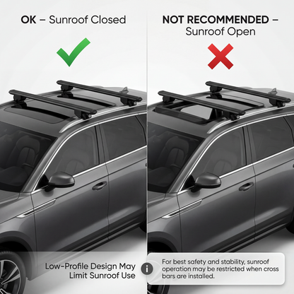 Roof Rack Cross Bars for Buick Enclave 2025-2026 Aluminum Pair