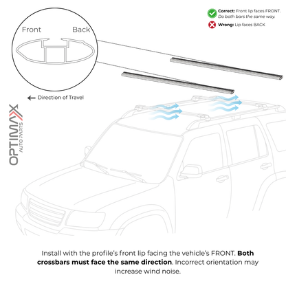 Roof Rack Crossbars for Kia Sportage 2010-2024
