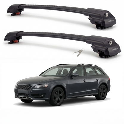 Audi A4 Allroad (B7) 2006-2008 TRX1 black roof rack cross bars