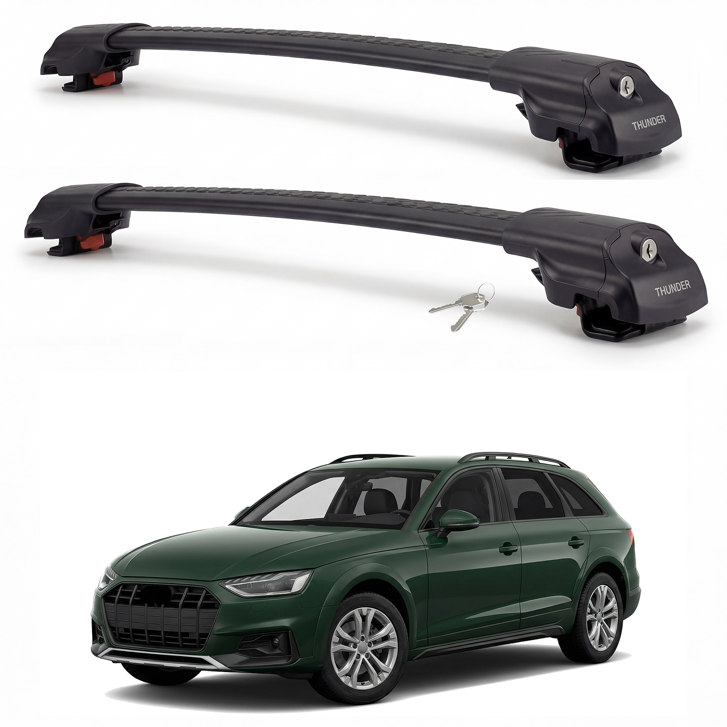 Roof Rack Cross Bars for Audi A4 Allroad (B9) 2017-2025
