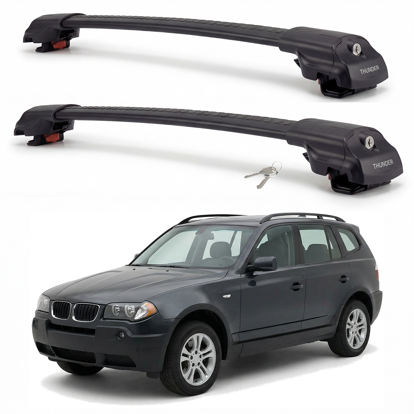 Roof Rack Cross Bars for BMW X3 E83 2003-2010