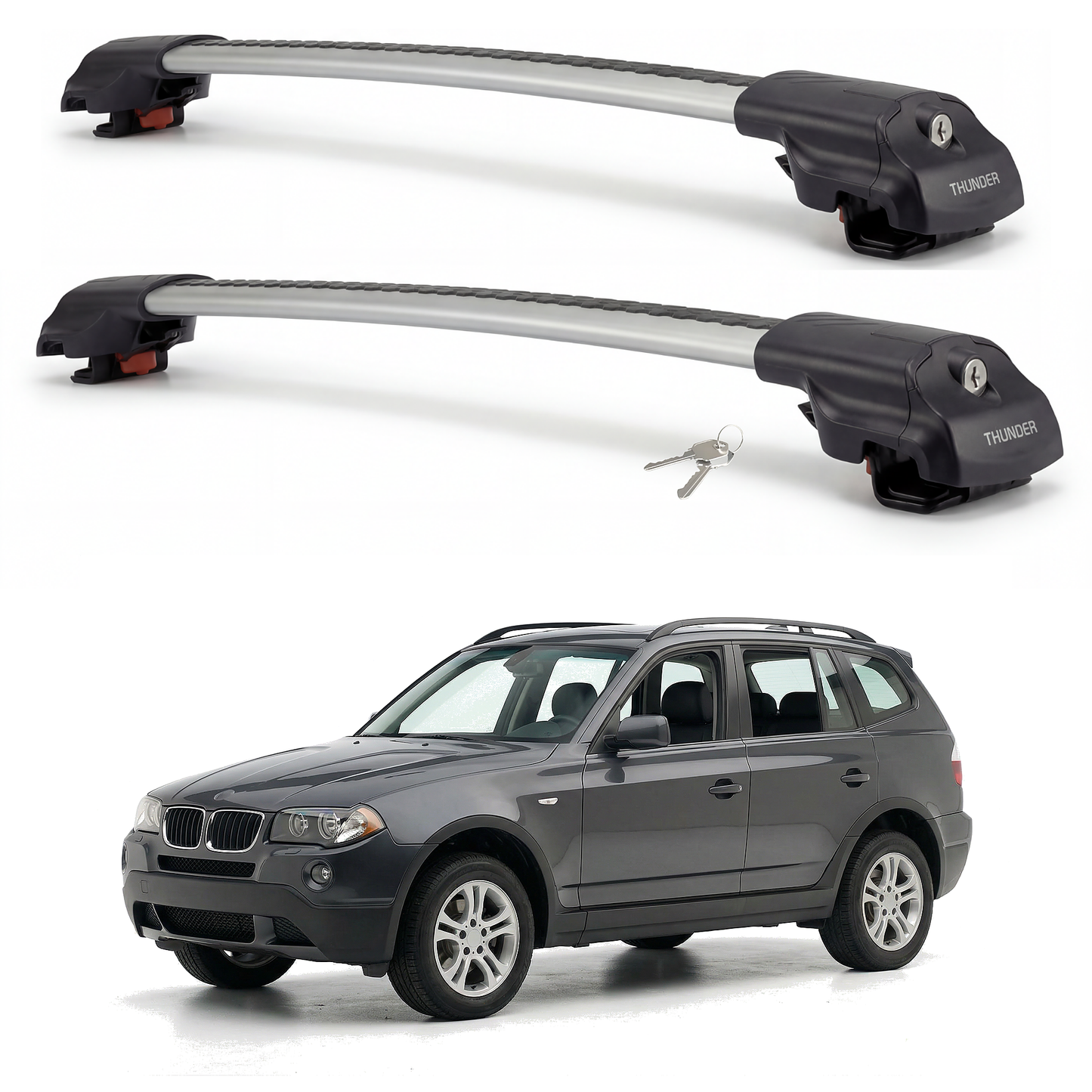 Roof Rack Cross Bars for BMW X3 E83 2003-2010