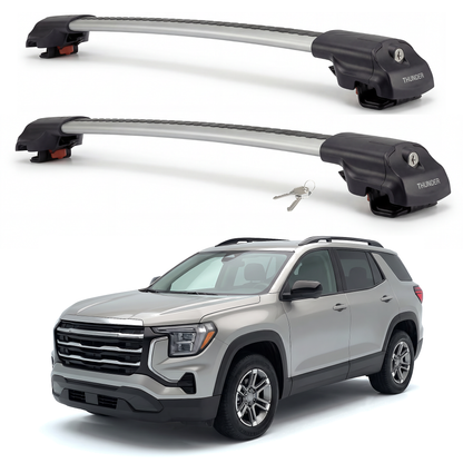 GMC Terrain 2025-2027 roof rack cross bars silver pair