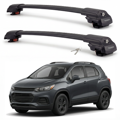 Chevrolet Captiva Sport 2006-2018 TRX1 black roof rack cross bars