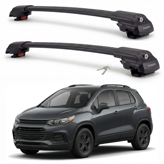 Chevrolet Captiva Sport 2006-2018 TRX1 black roof rack cross bars