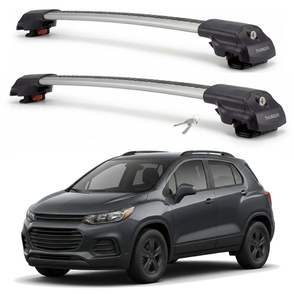 Chevrolet Captiva Sport 2006-2018 TRX1 gray roof rack cross bars