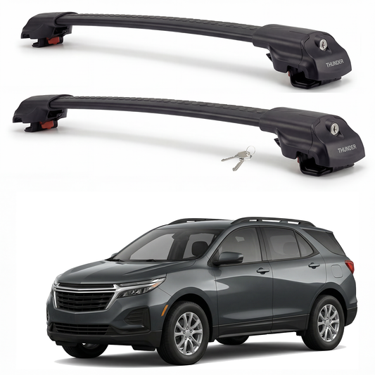 Chevrolet Equinox 2018-2024 TRX1 black roof rack cross bars