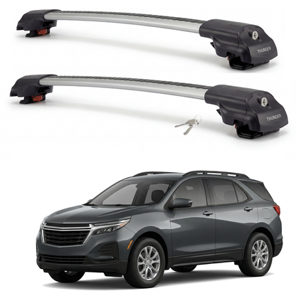 Chevrolet Equinox 2018-2024 TRX1 gray roof rack cross bars