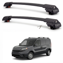 Ram ProMaster City 2015-2022 TRX1 black roof rack cross bars
