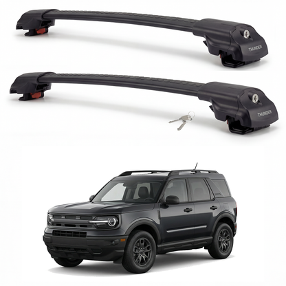 Ford Bronco Sport 2021-2026 TRX1 black roof rack cross bars