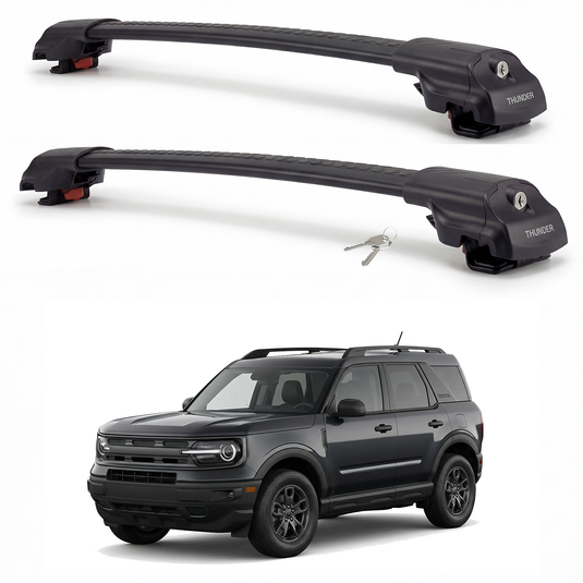 Ford Bronco Sport 2021-2026 TRX1 black roof rack cross bars
