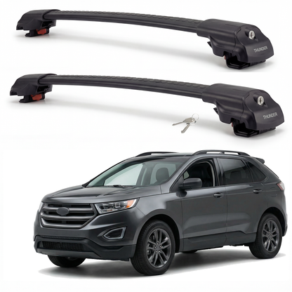 Ford Edge 2007-2016 TRX1 black roof rack cross bars