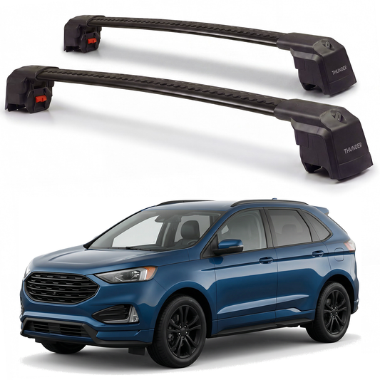 Roof Rack Cross Bars for Ford Edge 2015-2024 — Black hero
