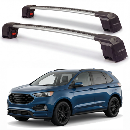 Roof Rack Cross Bars for Ford Edge 2015-2024 — Gray hero