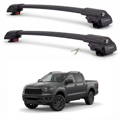 Ford Ranger Wildtrak 2022-2025 TRX1 black roof rack cross bars