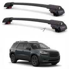 GMC Acadia 2007-2016 TRX1 black roof rack cross bars