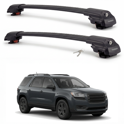 GMC Acadia 2007-2016 TRX1 black roof rack cross bars