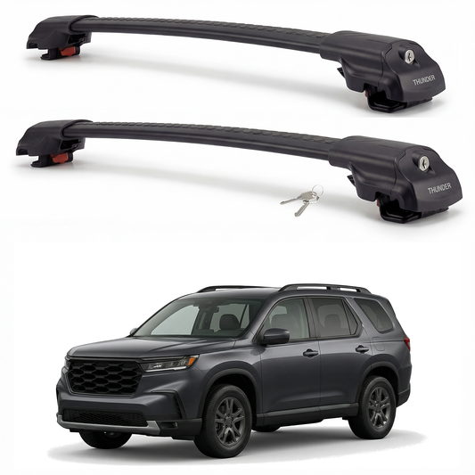 Honda Pilot 2023-2026 TRX1 black roof rack cross bars
