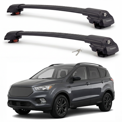 Infiniti QX50 2014-2017 TRX1 black roof rack cross bars