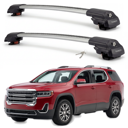 GMC Acadia 2017-2023 roof rack cross bars silver pair