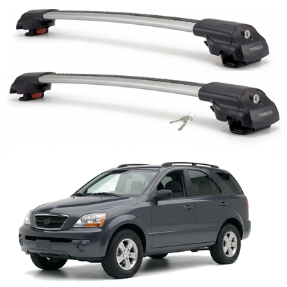 Kia Sorento 2002-2009 TRX1 gray roof rack cross bars
