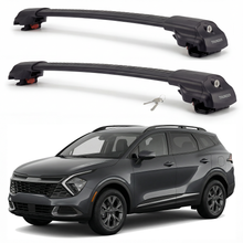 Kia Sportage 2021-2026 TRX1 black roof rack cross bars