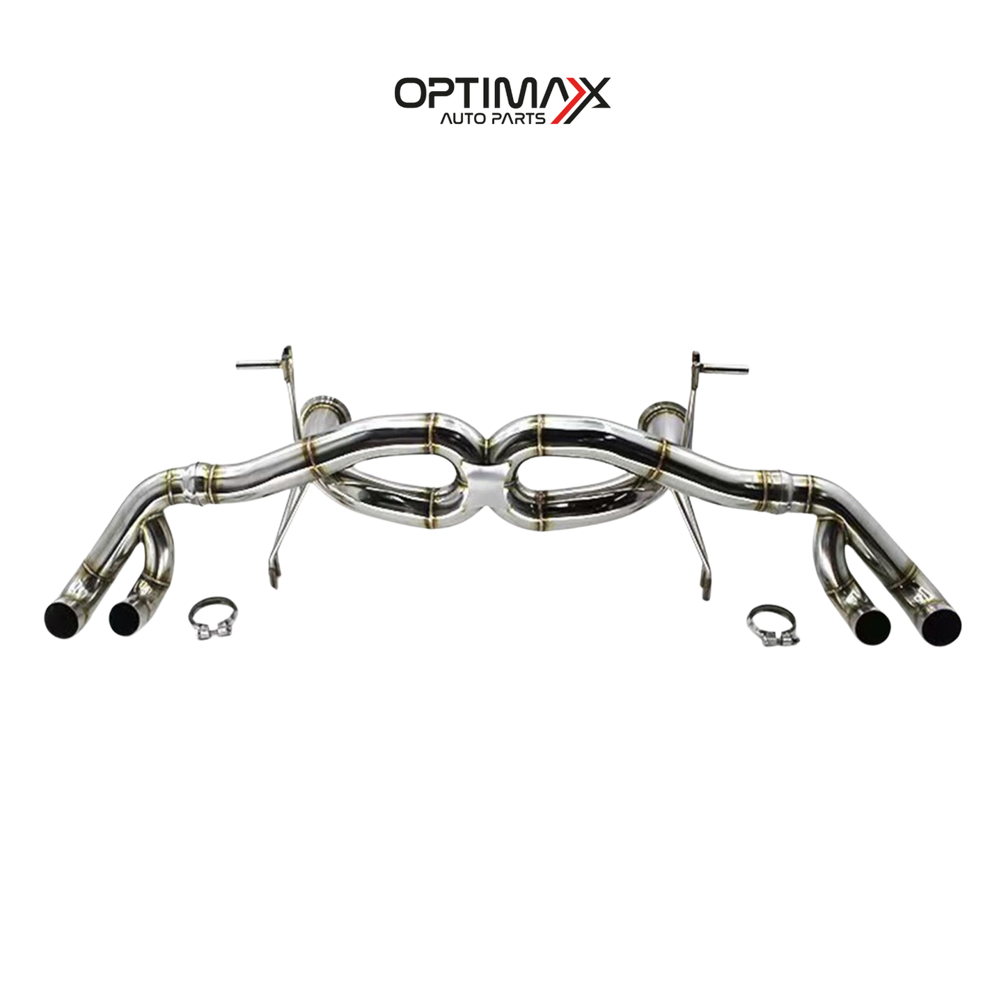 Stainless X Pipe Rear Exhaust Non Valved for Lamborghini Huracán (LP580 - LP610)