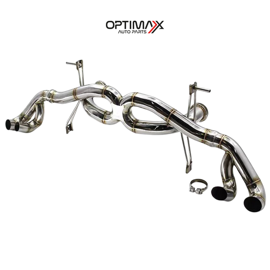 Stainless X Pipe Rear Exhaust Non Valved for Lamborghini Huracán (LP580 - LP610)