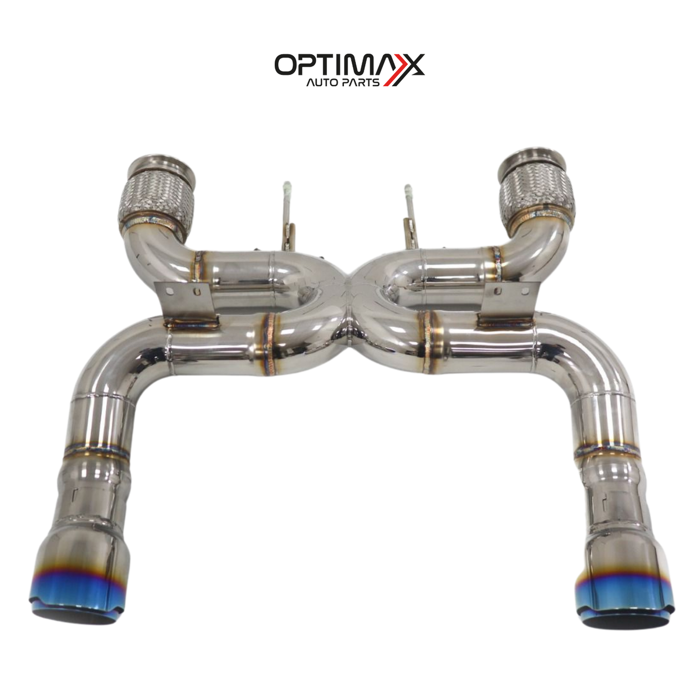 Stainless X Pipe Rear Exhaust Non Valved for McLaren 720S