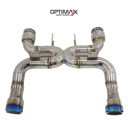Stainless X Pipe Rear Exhaust Non Valved for McLaren 720S