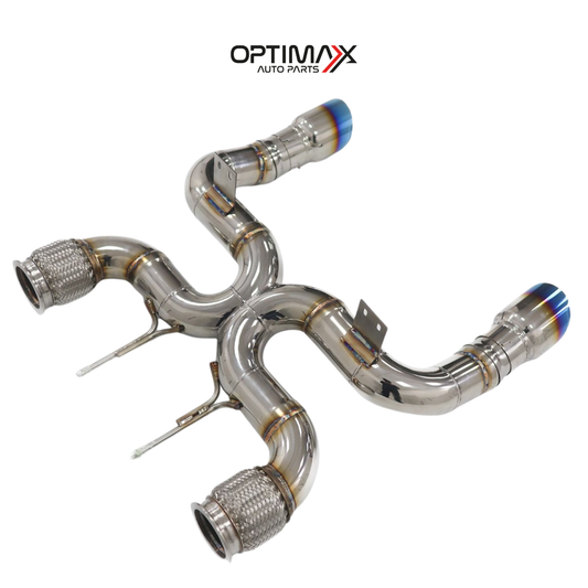 Stainless X Pipe Rear Exhaust Non Valved for McLaren 720S