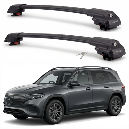 Mercedes-Benz EQB 2023-2025 TRX1 black roof rack cross bars