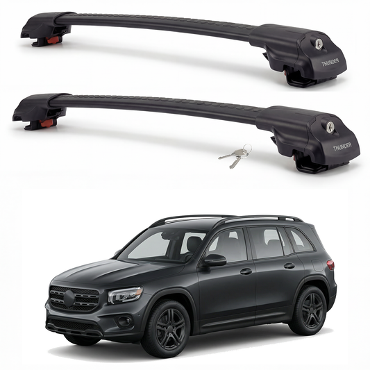 Mercedes-Benz GLB-Class 2020-2024 TRX1 black roof rack cross bars