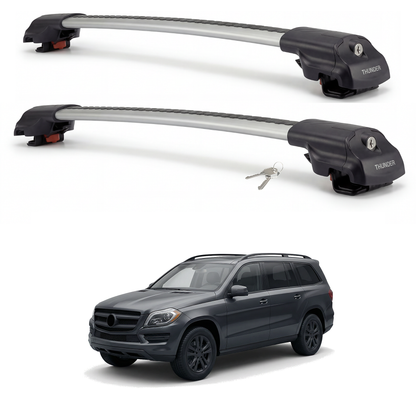 Mercedes-Benz GL 2006-2012 TRX1 gray roof rack cross bars