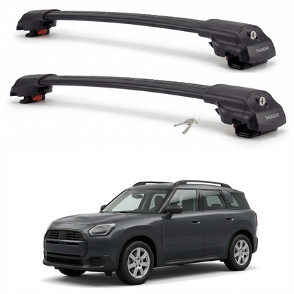 Mini Countryman 2017-2025 TRX1 black roof rack cross bars