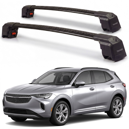 Buick Envision 2021-2027 roof rack cross bars black pair