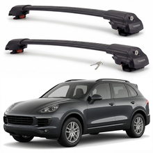 Porsche Cayenne 2002-2010 TRX1 black roof rack cross bars