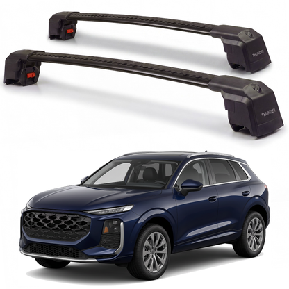 Audi Q3 3rd Gen 2026-2027 roof rack cross bars black pair