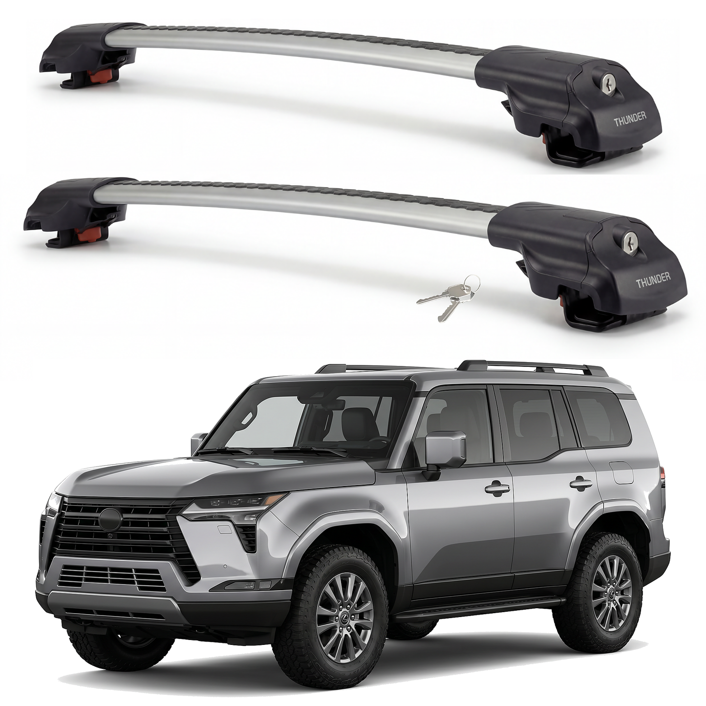 Lexus GX550 2024-2025 TRX1 Gray hero