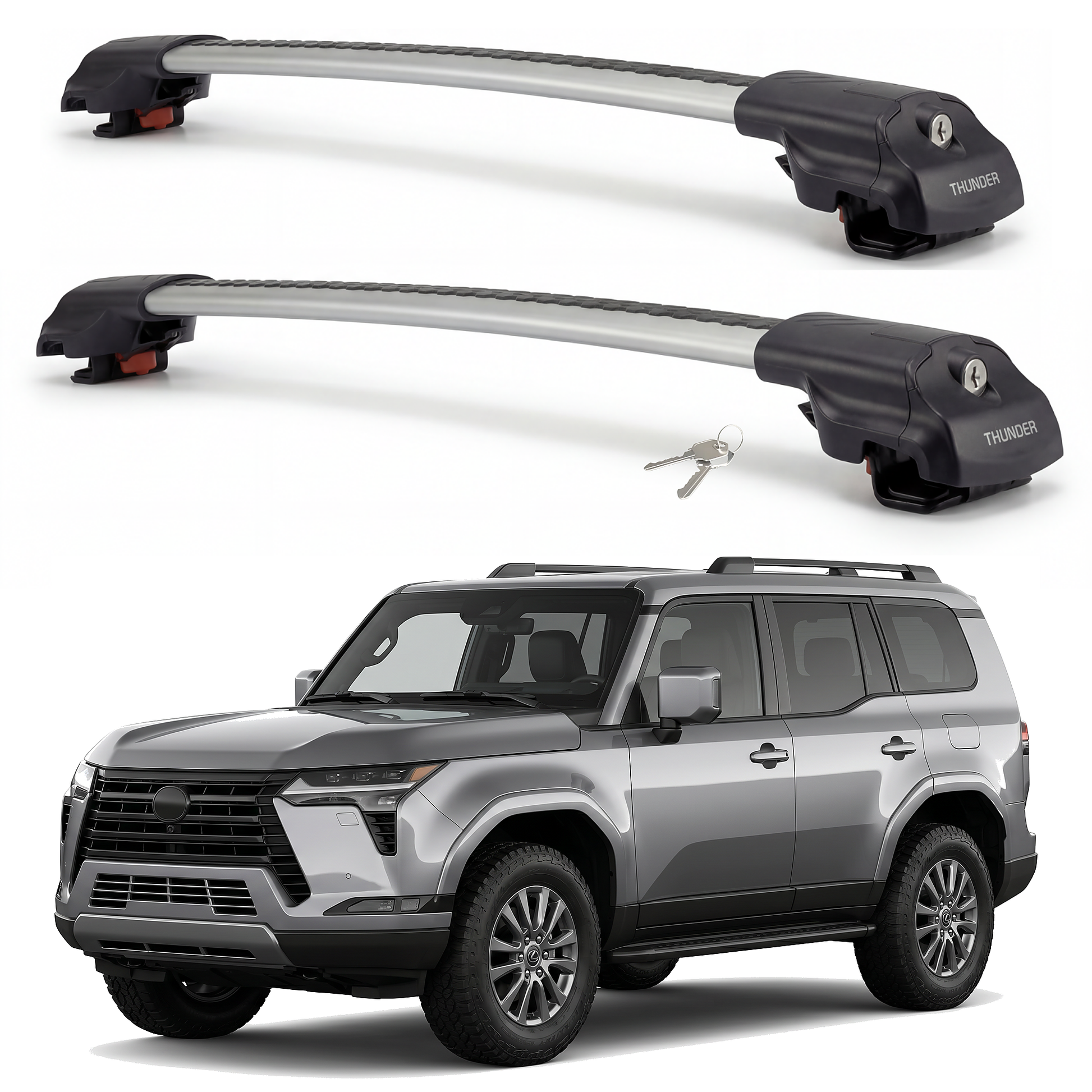 Lexus GX550 2024-2025 TRX1 Gray hero