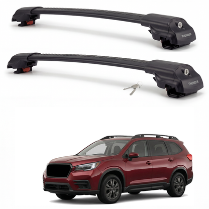 Subaru Ascent 2019-2023 TRX1 black roof rack cross bars