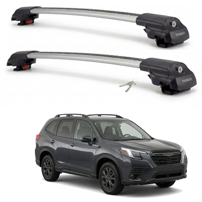 Subaru Forester (SJ) 2014-2018 TRX1 gray roof rack cross bars