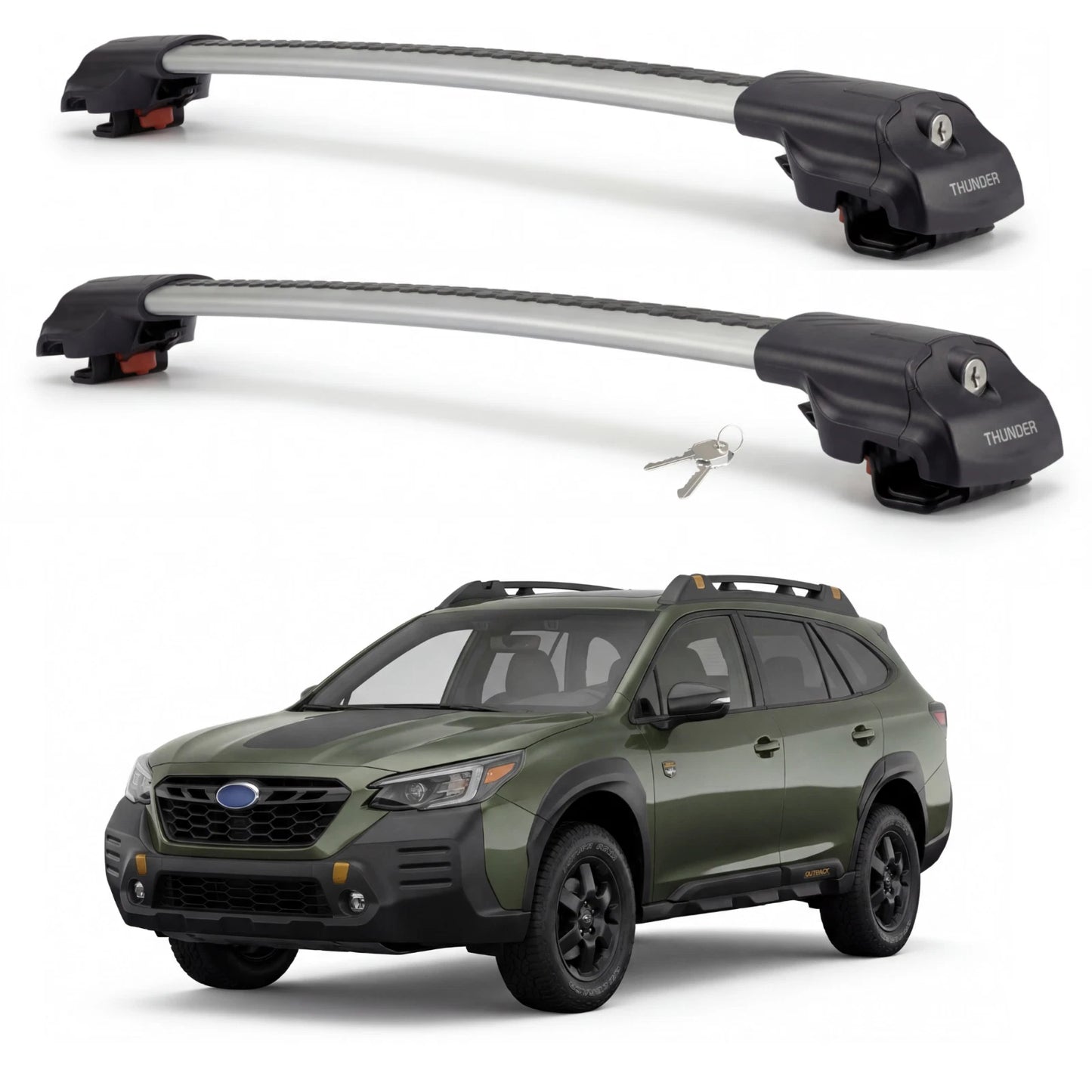 Roof Rack Cross Bars for Subaru Outback Wilderness 2021-2023
