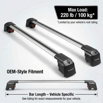 Roof Rack Cross Bars for Infiniti QX55 2022-2025