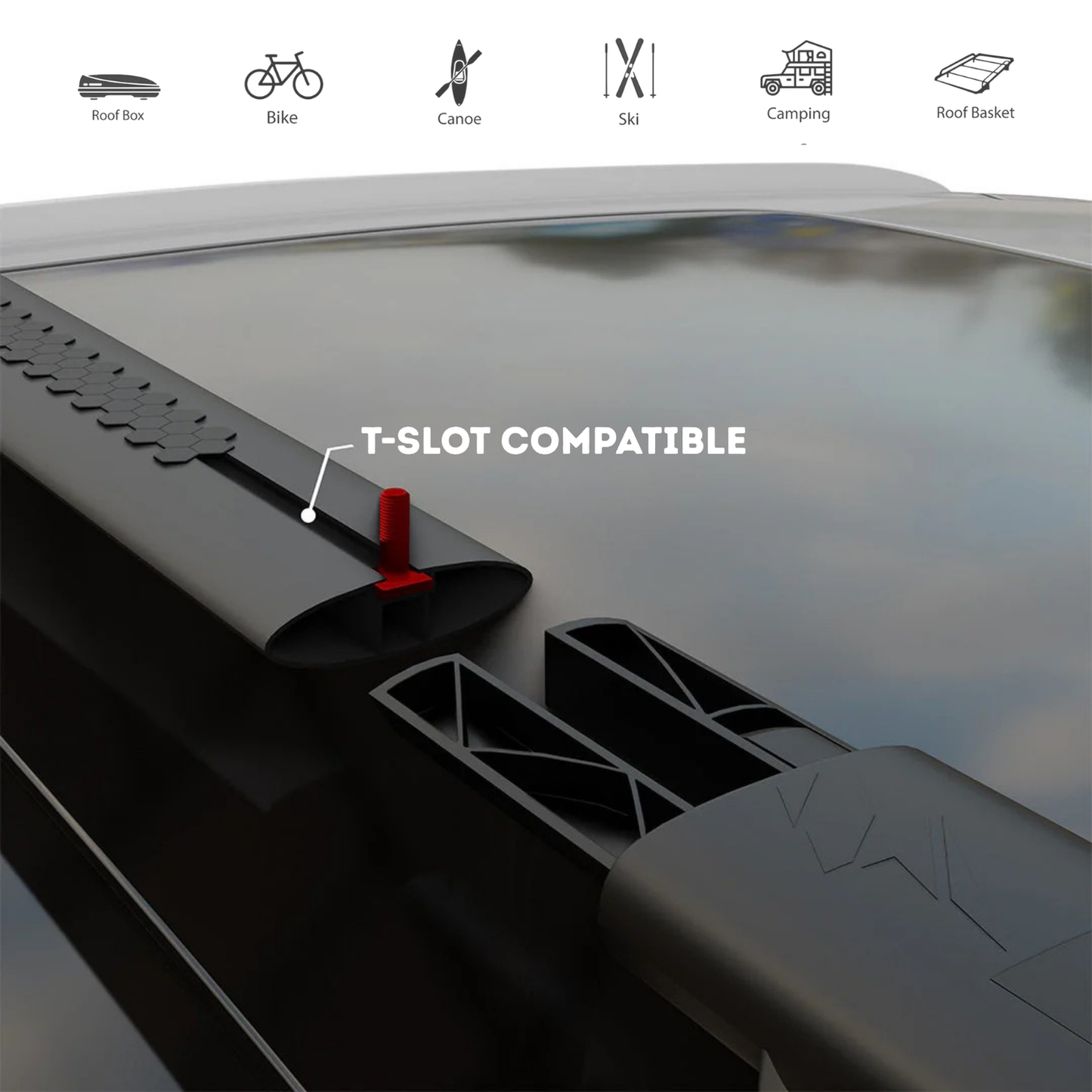 Roof Rack Crossbars for Hyundai Santa Cruz 2022-2025