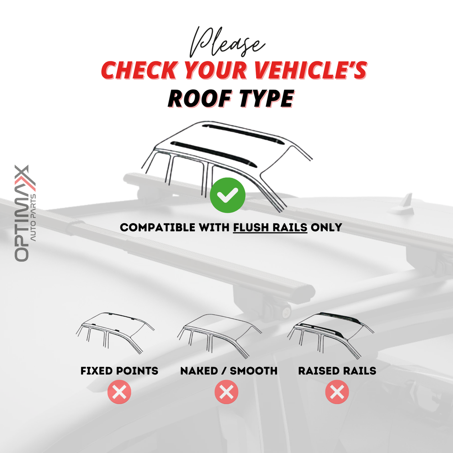Telescopic Universal Roof Rack Crossbars for Volkswagen Tiguan 2009-2024