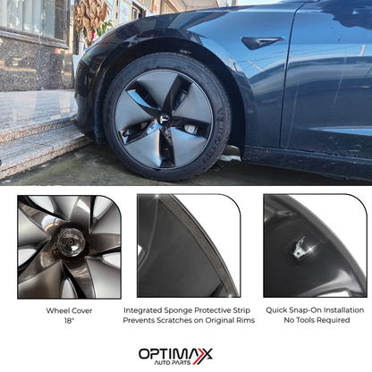 Aero 18" Wheel Cover Hubcaps – OEM Style for Tesla Model 3 2019–2020