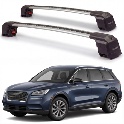 Lincoln Corsair 2020-2026 roof rack cross bars silver pair